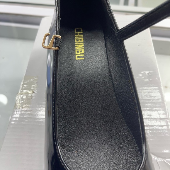 Black vintage Mary Jane shoes with a small heel - Picture 3 of 6